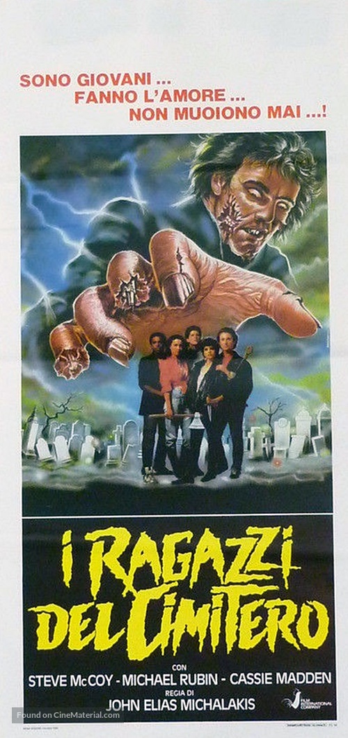 I Was a Teenage Zombie - Italian Movie Poster