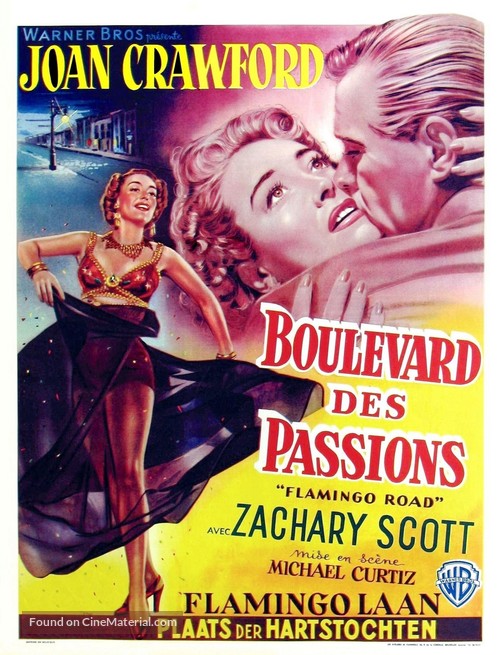 Flamingo Road - Belgian Movie Poster