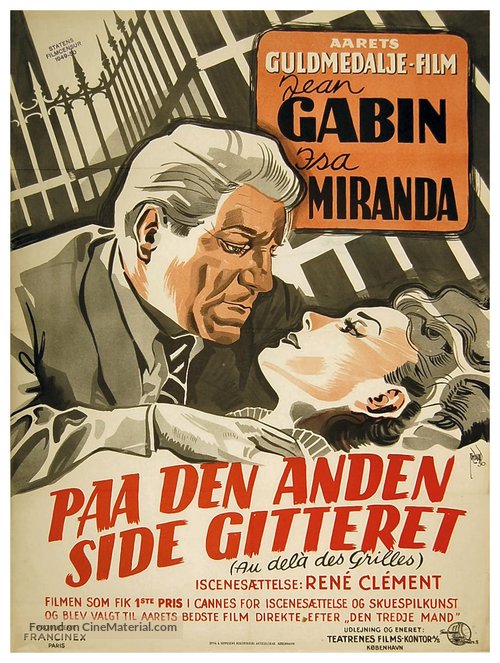 Mura di Malapaga, Le - Danish Movie Poster