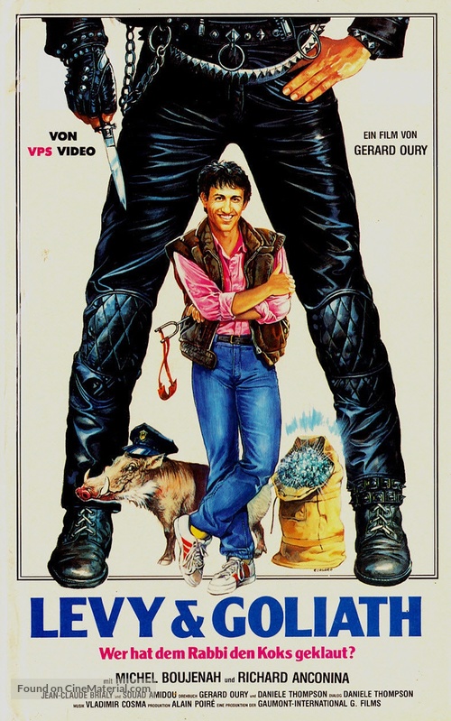 Levy et Goliath - German VHS movie cover