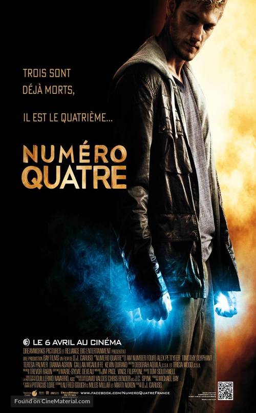 I Am Number Four - French Movie Poster