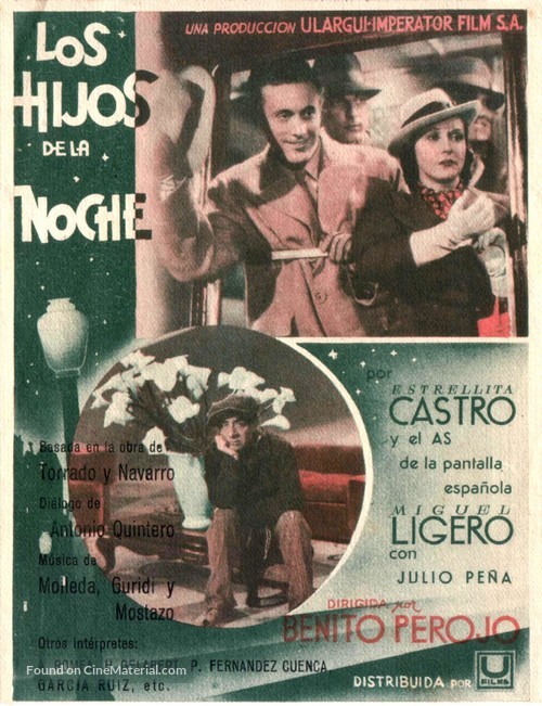 Los hijos de la noche - Spanish Theatrical movie poster