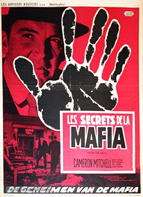 Inside the Mafia - Belgian Movie Poster