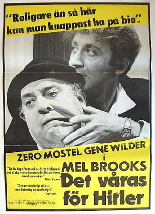 The Producers - Swedish Movie Poster