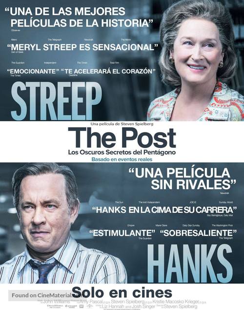 The Post - Mexican Movie Poster