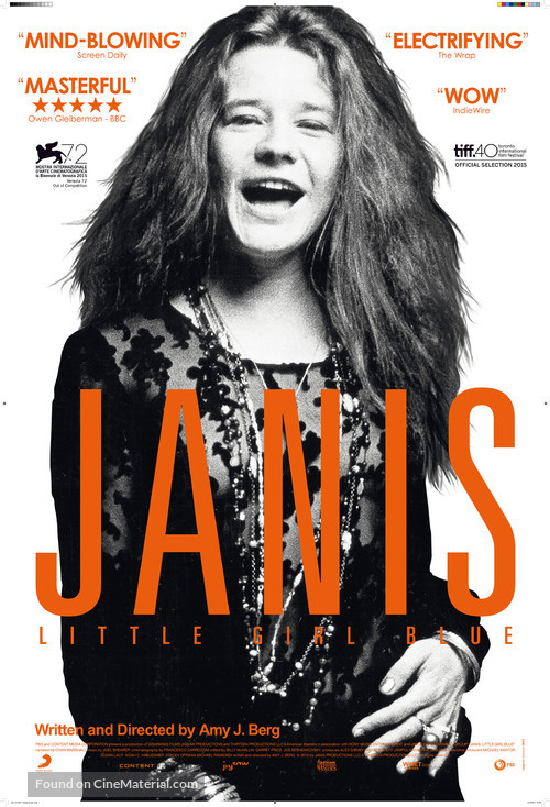 Janis: Little Girl Blue - Movie Poster