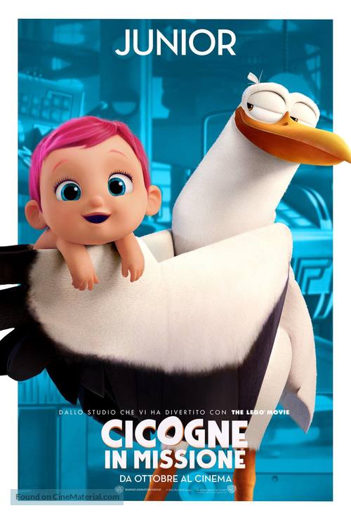 Storks - Italian Movie Poster