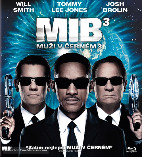 Men in Black 3 - Czech Blu-Ray movie cover