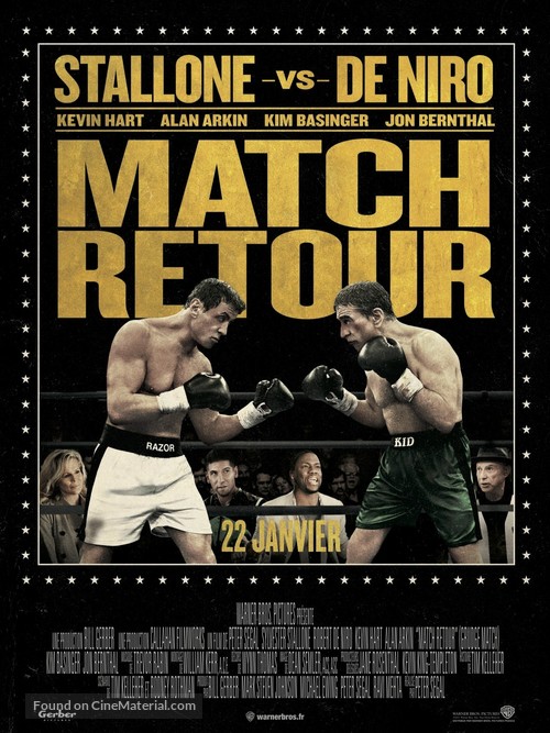 Grudge Match - French Movie Poster