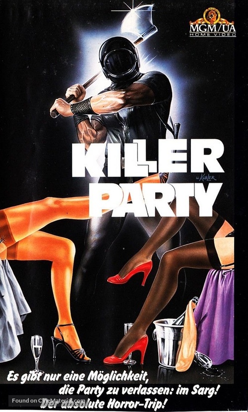 Killer Party - German VHS movie cover