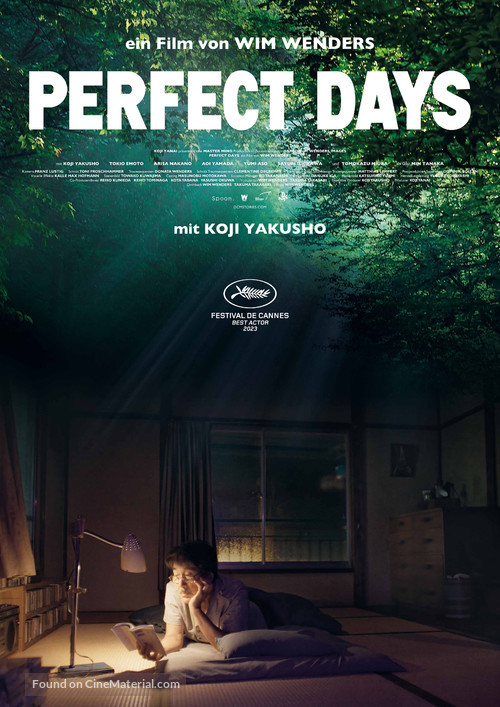 Perfect Days - German Movie Poster