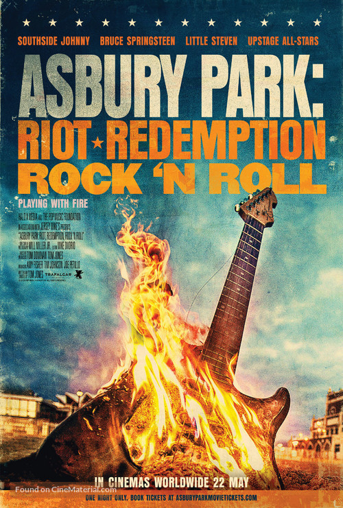 Asbury Park: Riot, Redemption, Rock &amp; Roll - British Movie Poster