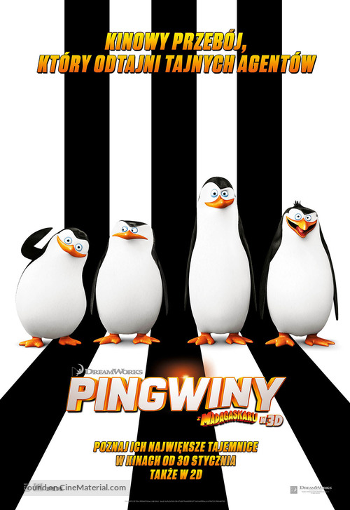 Penguins of Madagascar - Polish Movie Poster