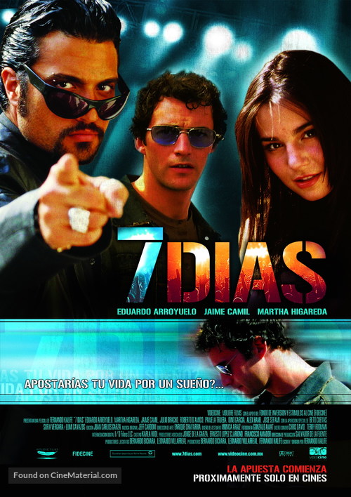 7 d&iacute;as - Mexican poster