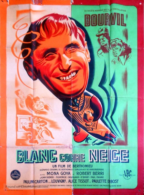 Blanc comme neige - French Movie Poster