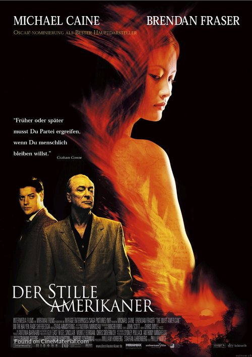 The Quiet American - German Movie Poster
