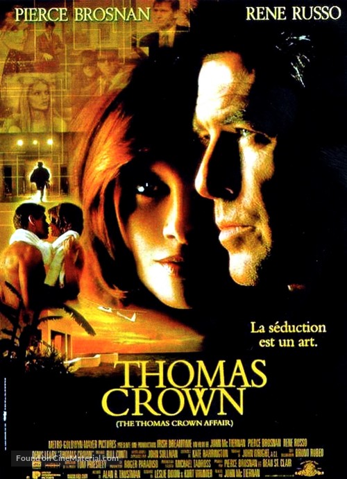 The Thomas Crown Affair - French Movie Poster