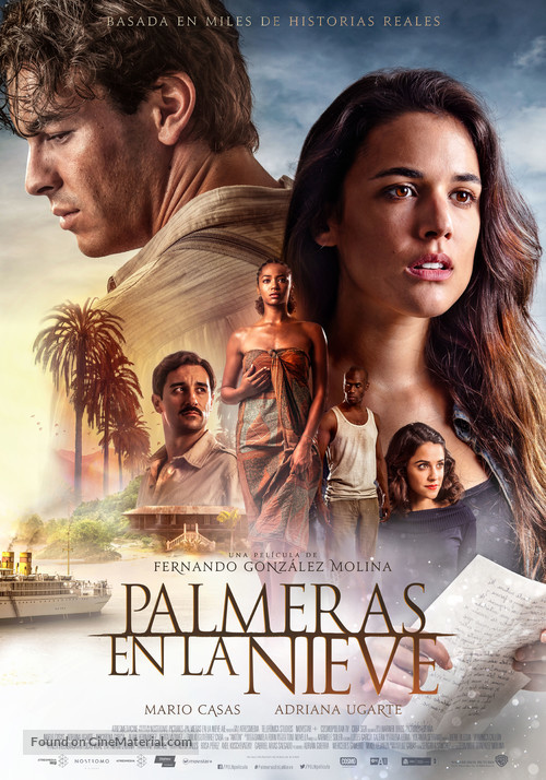 Palmeras en la nieve - Spanish Movie Poster