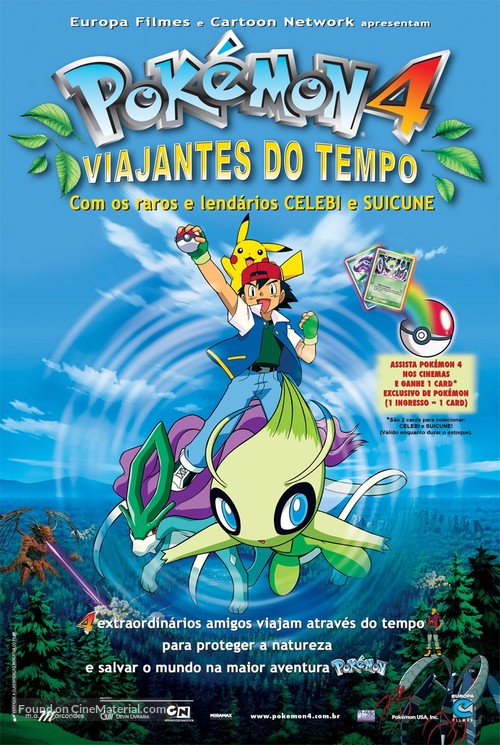 Pokemon 4Ever - Brazilian Movie Poster