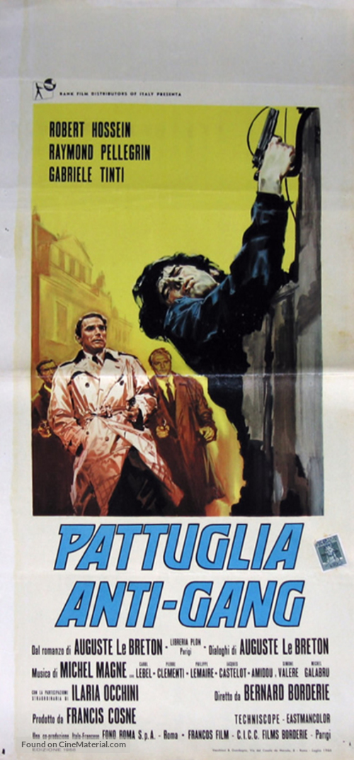 Brigade antigangs - Italian Movie Poster