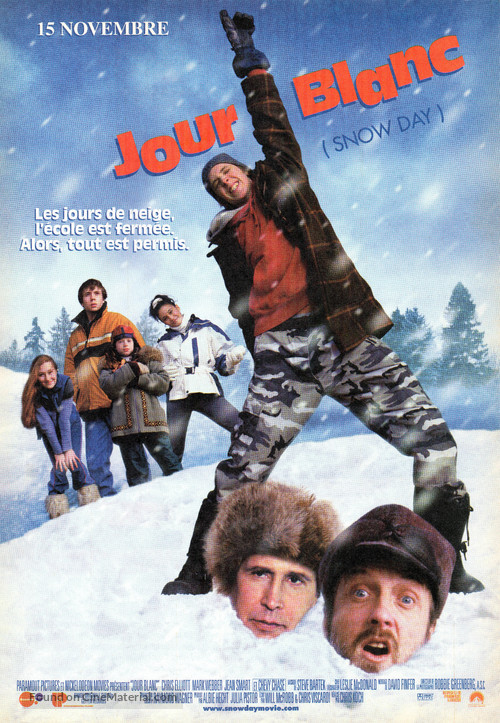 Snow Day - French Movie Poster