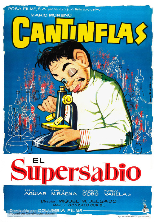 Supersabio, El - Spanish Movie Poster