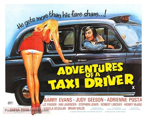Adventures of a Taxi Driver - British Movie Poster