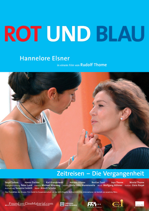 Rot und blau - German Movie Poster