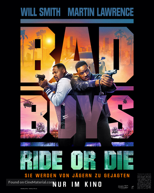 Bad Boys: Ride or Die - German Movie Poster