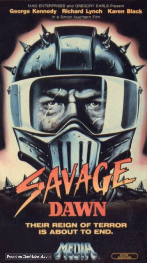 Savage Dawn - British Movie Cover