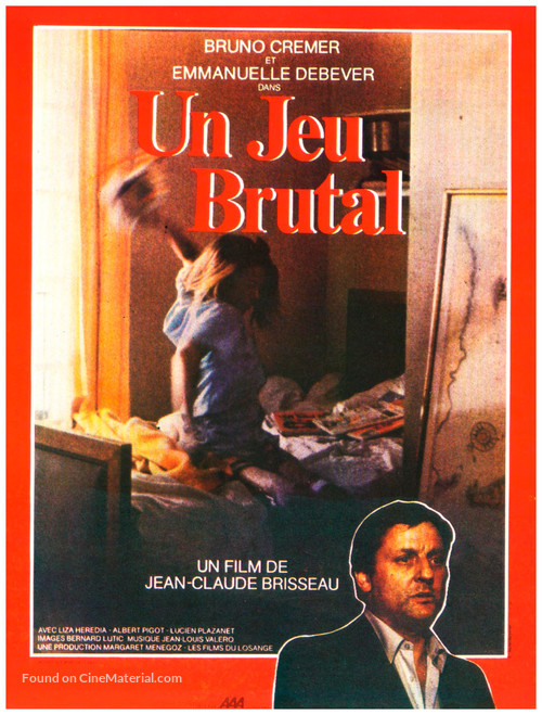 Un jeu brutal - French Movie Poster