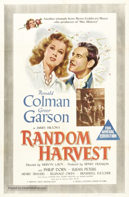 Random Harvest - Australian Movie Poster