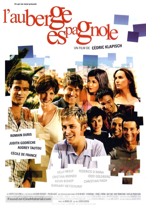 L&#039;auberge espagnole - French Movie Poster