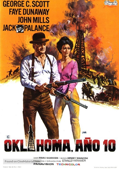 Oklahoma Crude - Spanish Movie Poster