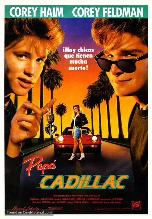 License to Drive - Spanish Movie Poster