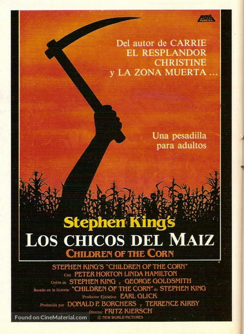 Children of the Corn - Spanish Movie Poster