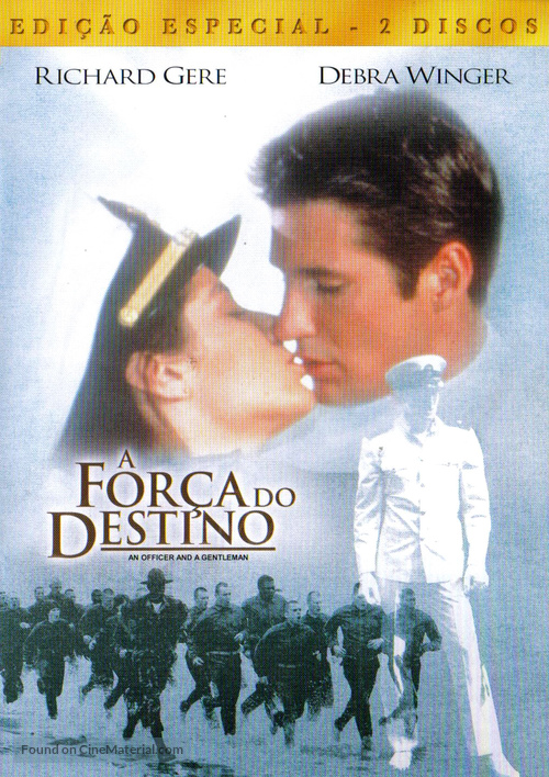 An Officer and a Gentleman - Brazilian DVD movie cover