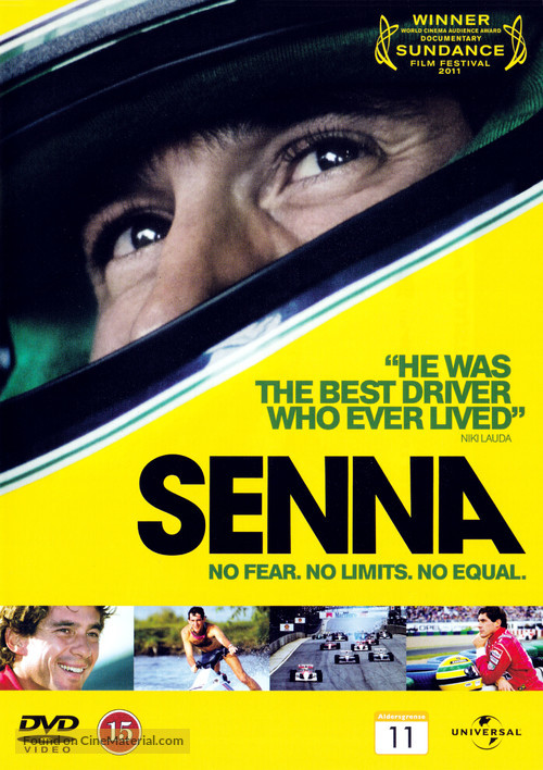 Senna - Danish DVD movie cover