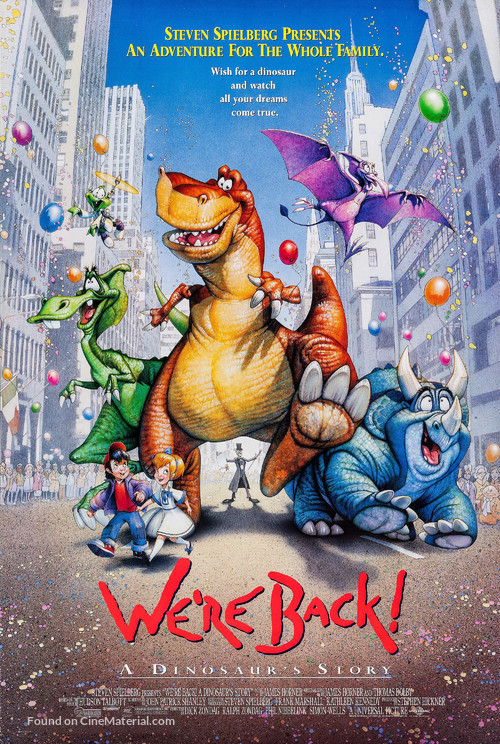 We&#039;re Back! A Dinosaur&#039;s Story - Movie Poster