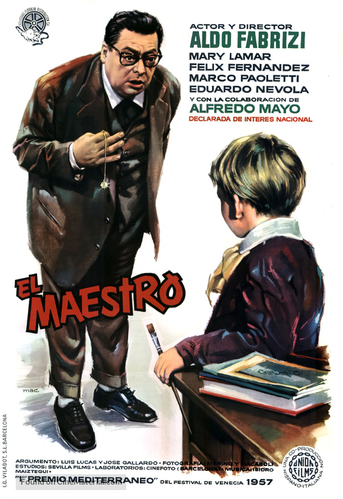 El maestro - Spanish Movie Poster