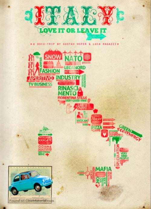 Italy: Love It, or Leave It - German Movie Poster