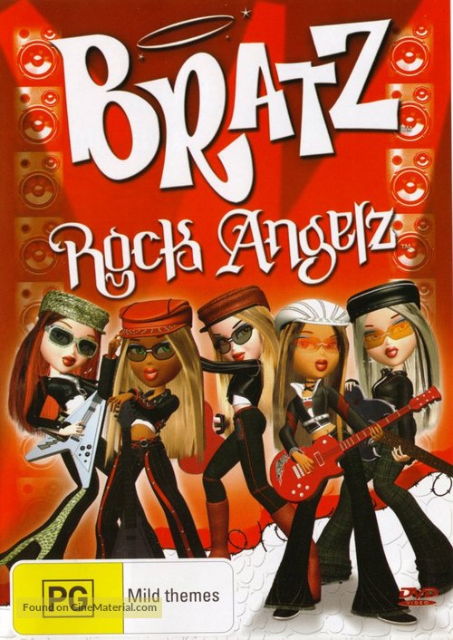 Bratz Rock Angelz - Australian DVD movie cover