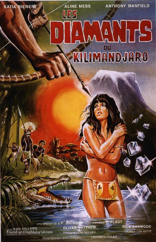 El tesoro de la diosa blanca - French Movie Poster