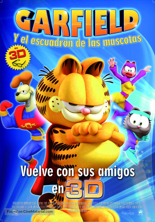 Garfield&#039;s Pet Force - Colombian Movie Poster