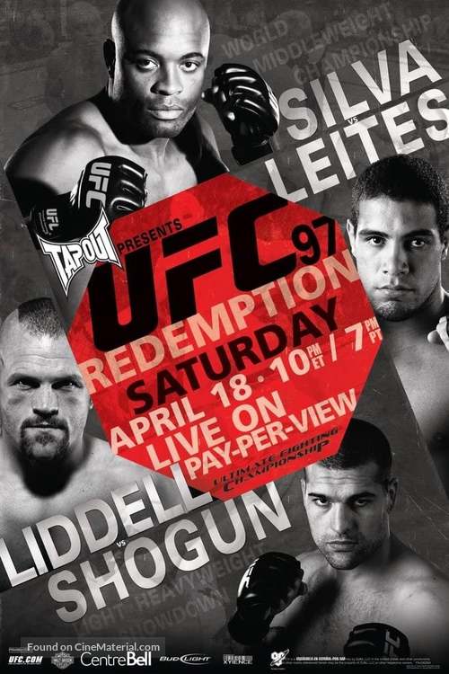 UFC 97: Redemption - Movie Poster