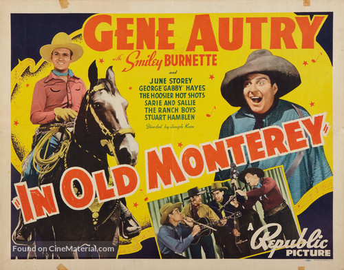 In Old Monterey - Movie Poster