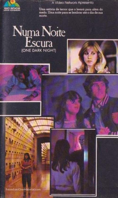 One Dark Night - Brazilian VHS movie cover