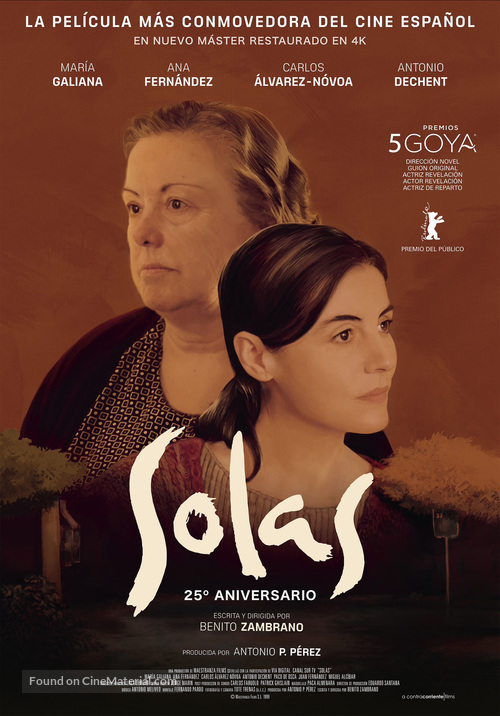 Solas - Spanish Movie Poster