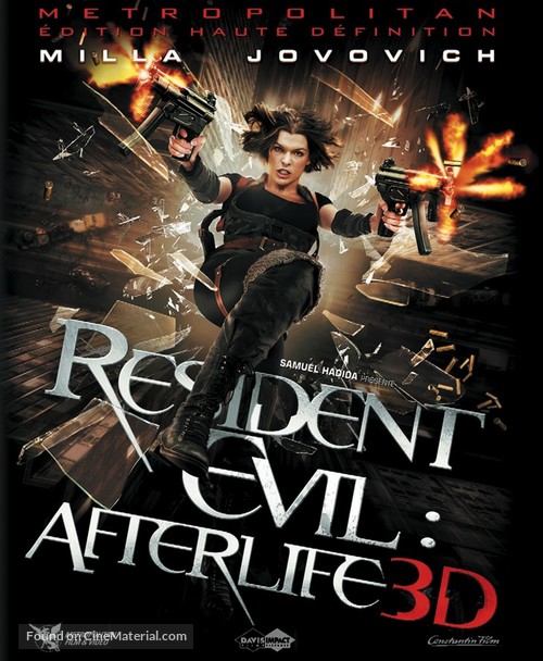 Resident Evil: Afterlife - French Blu-Ray movie cover
