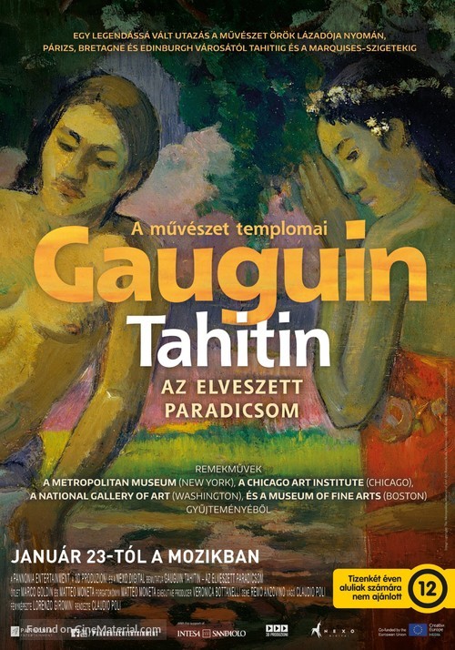 Gauguin a Tahiti. Il paradiso perduto - Hungarian Movie Poster